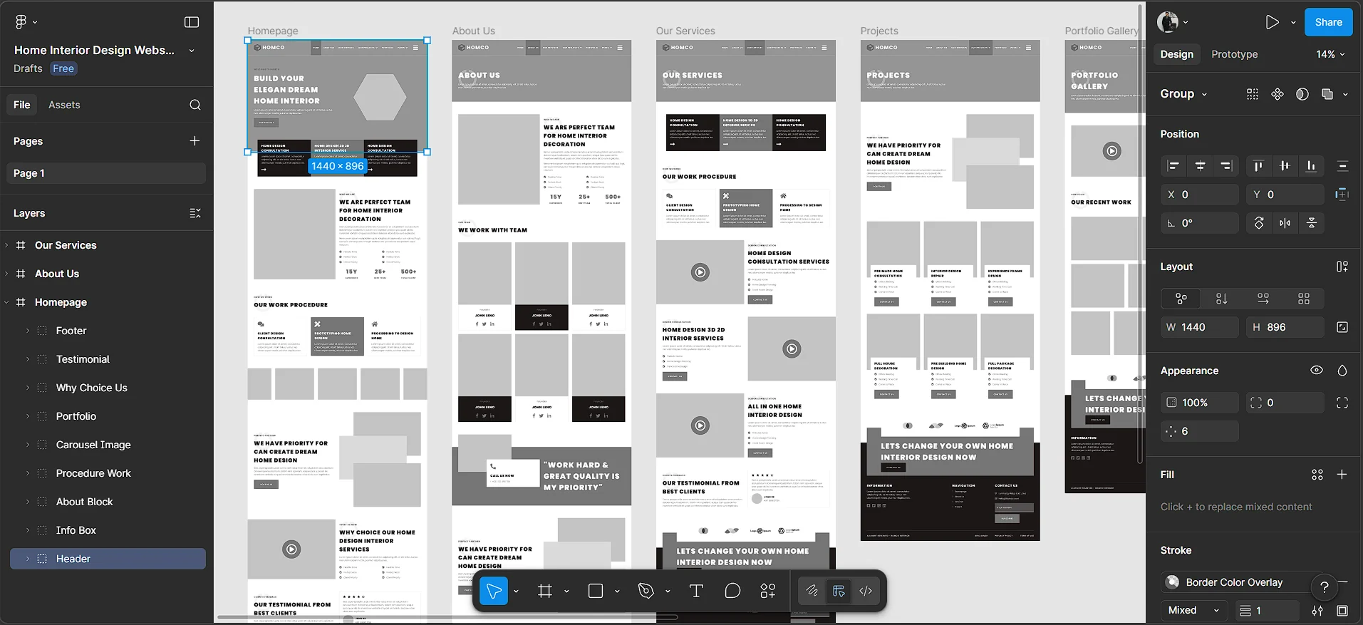 Home Interior Website