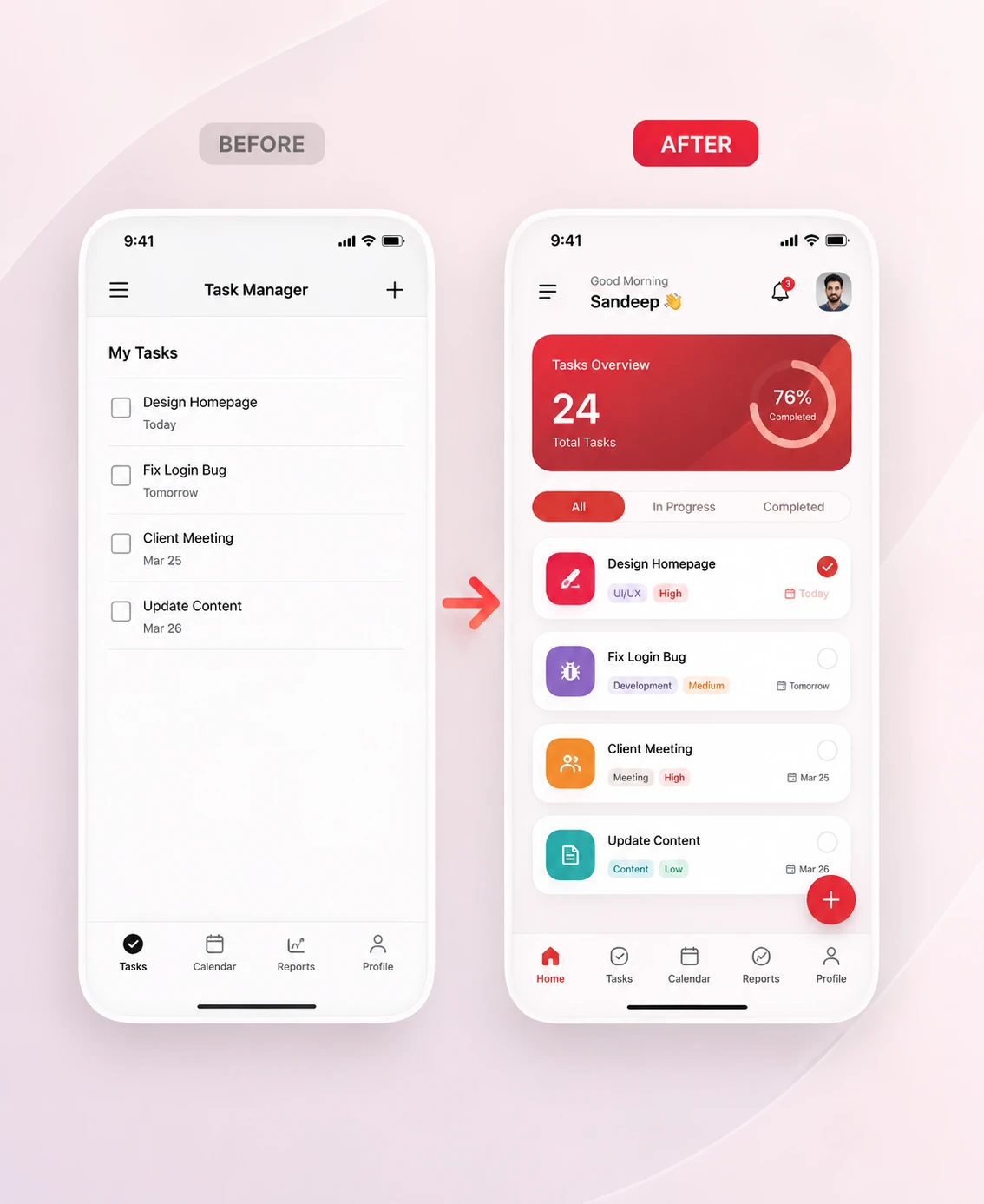 Task Manager Productivity App project showcase