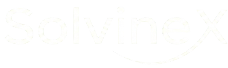 Solvinex white logo