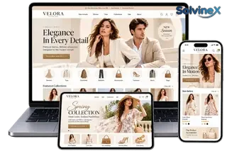 Web project delivered by Solvinex