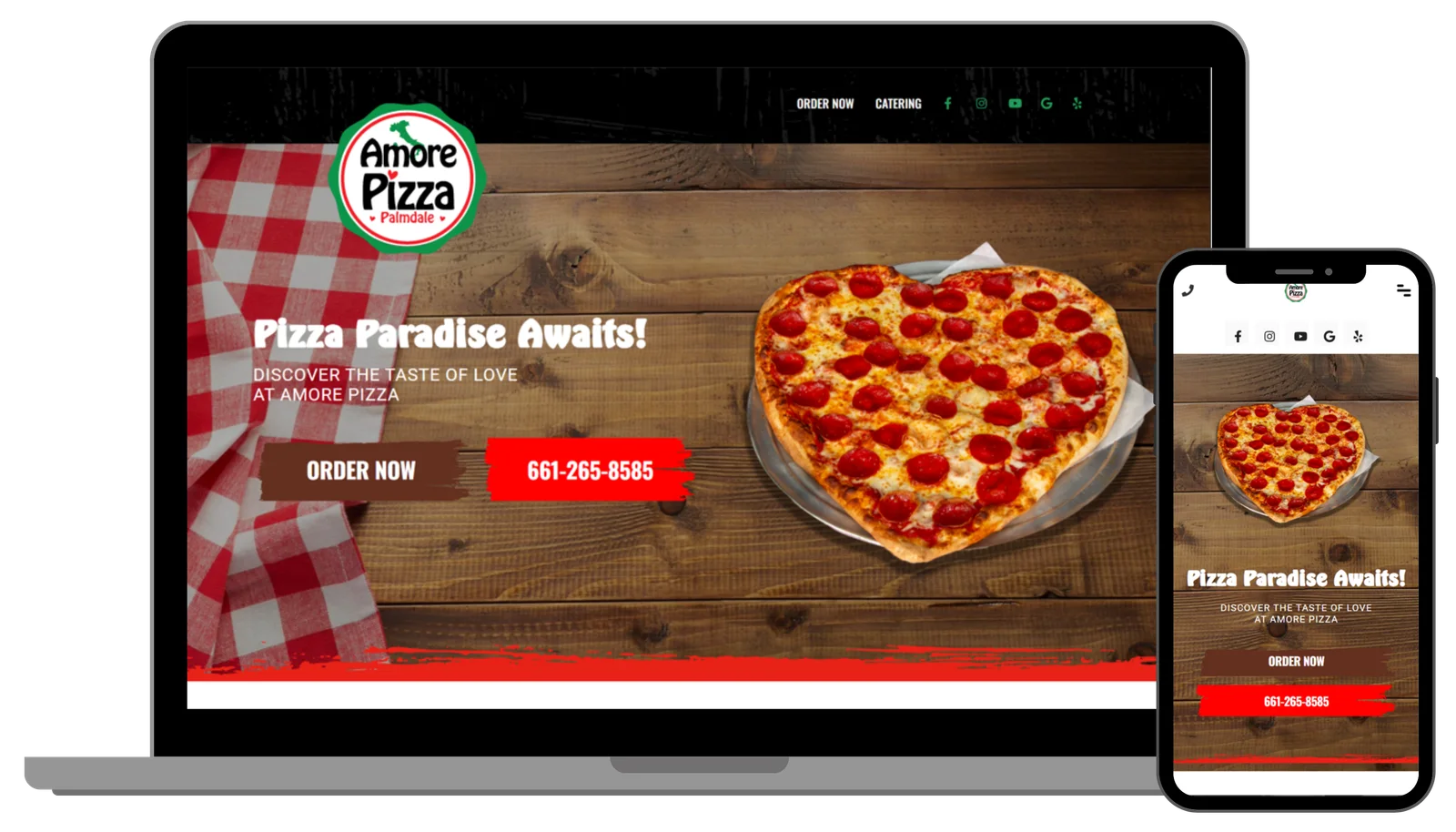 Amore Pizza (Restaurant Ecommerce) preview