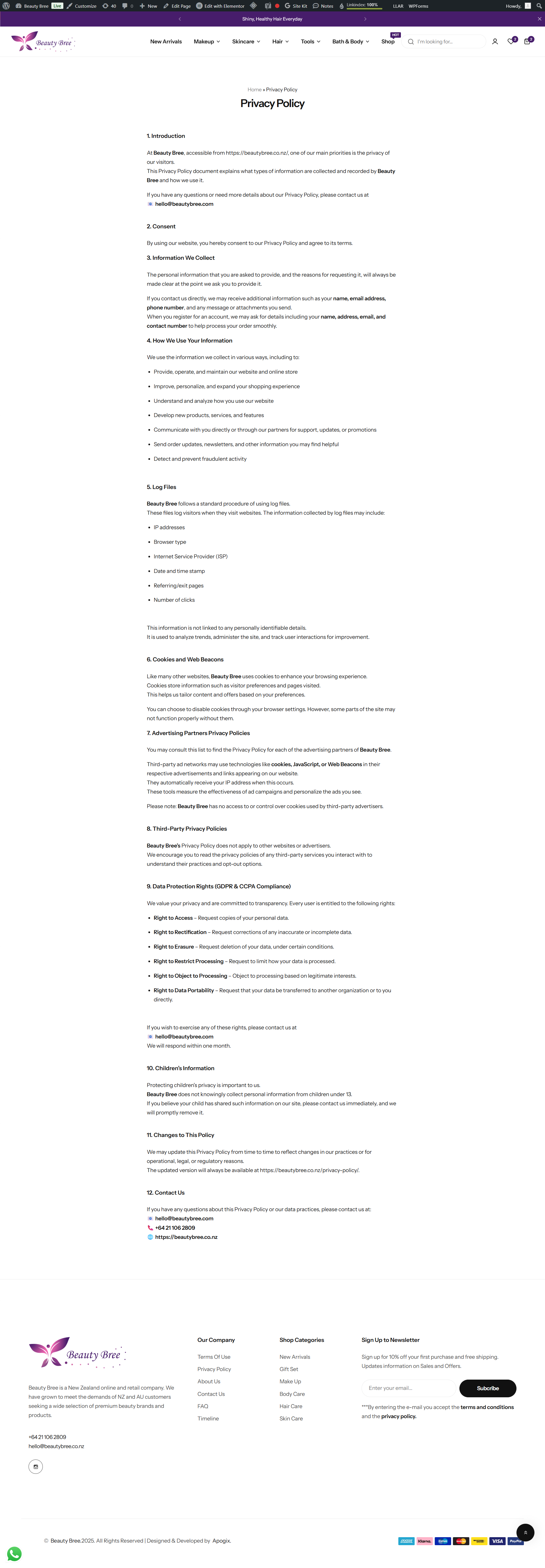 Privacy Policy & Data Transparency