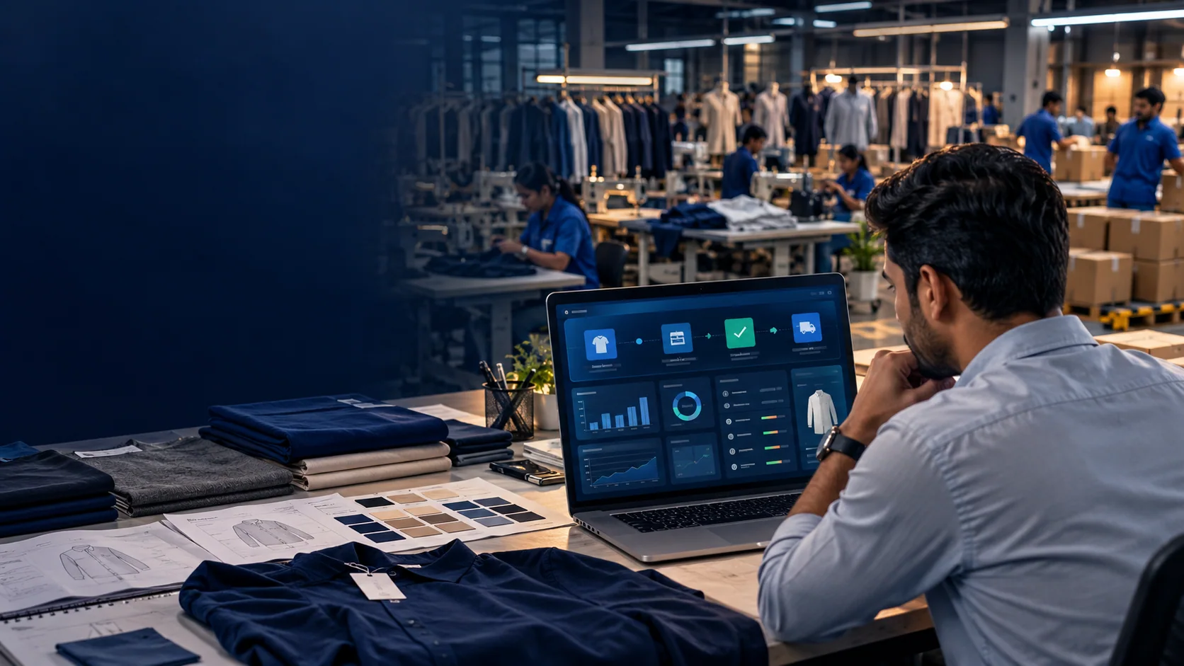 Apparel Export ERP & Automation project showcase