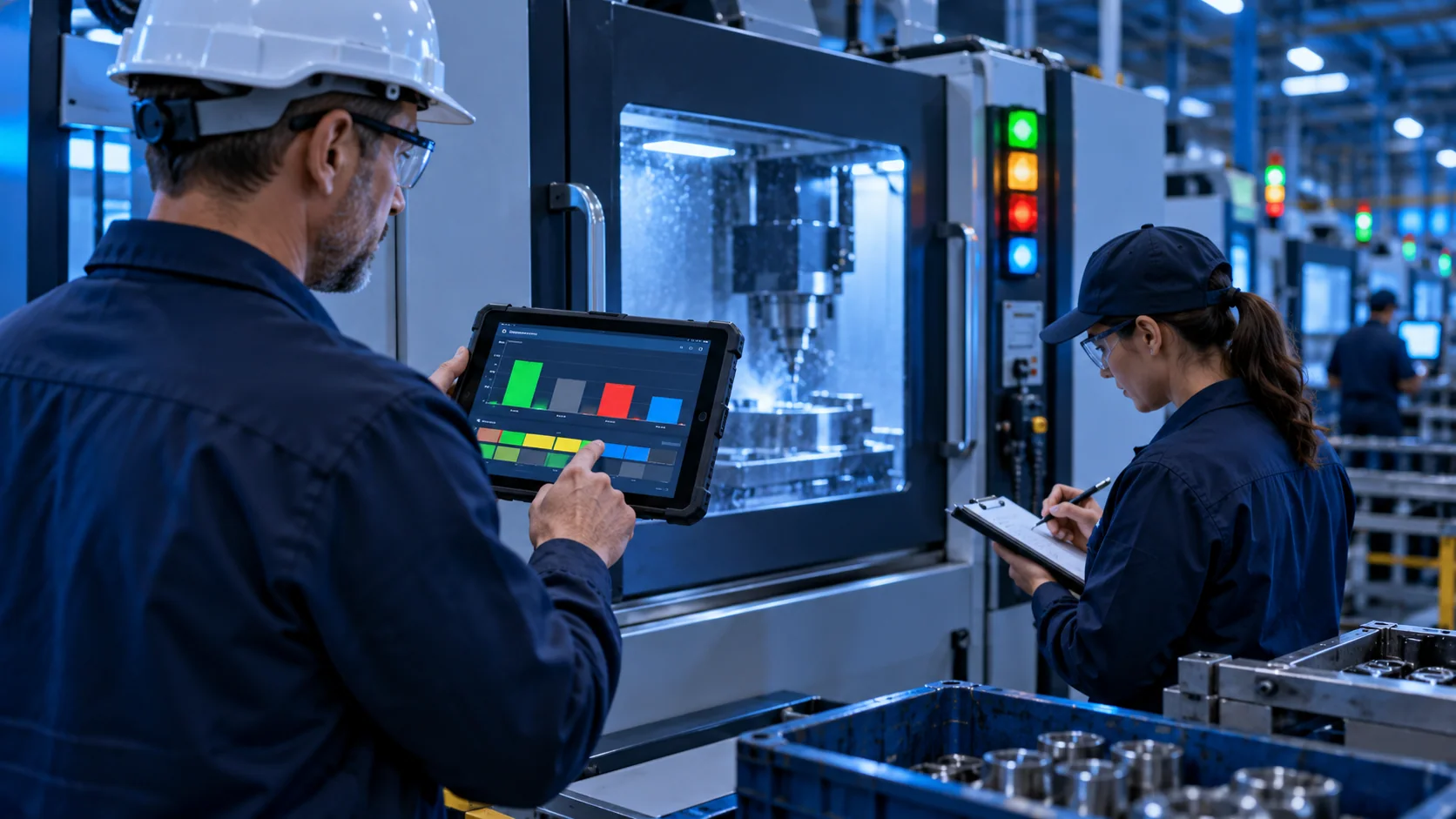 PLC Production Monitoring System Plc Screen Downtime Workflow