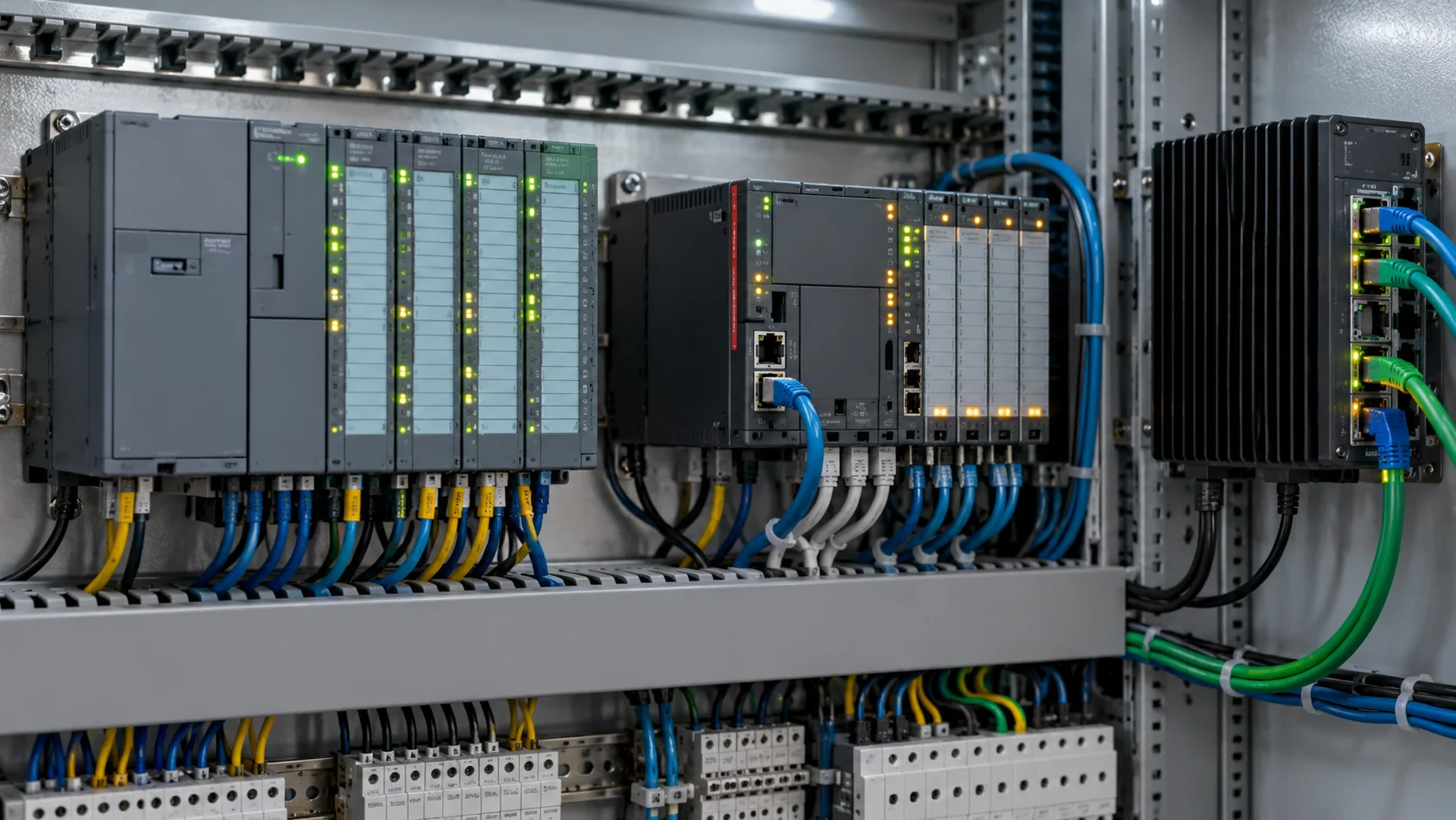 PLC Production Monitoring System Plc Screen Edge Server Cabinet