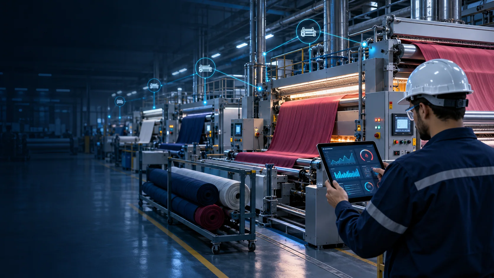 Textile Smart Factory Monitoring project showcase