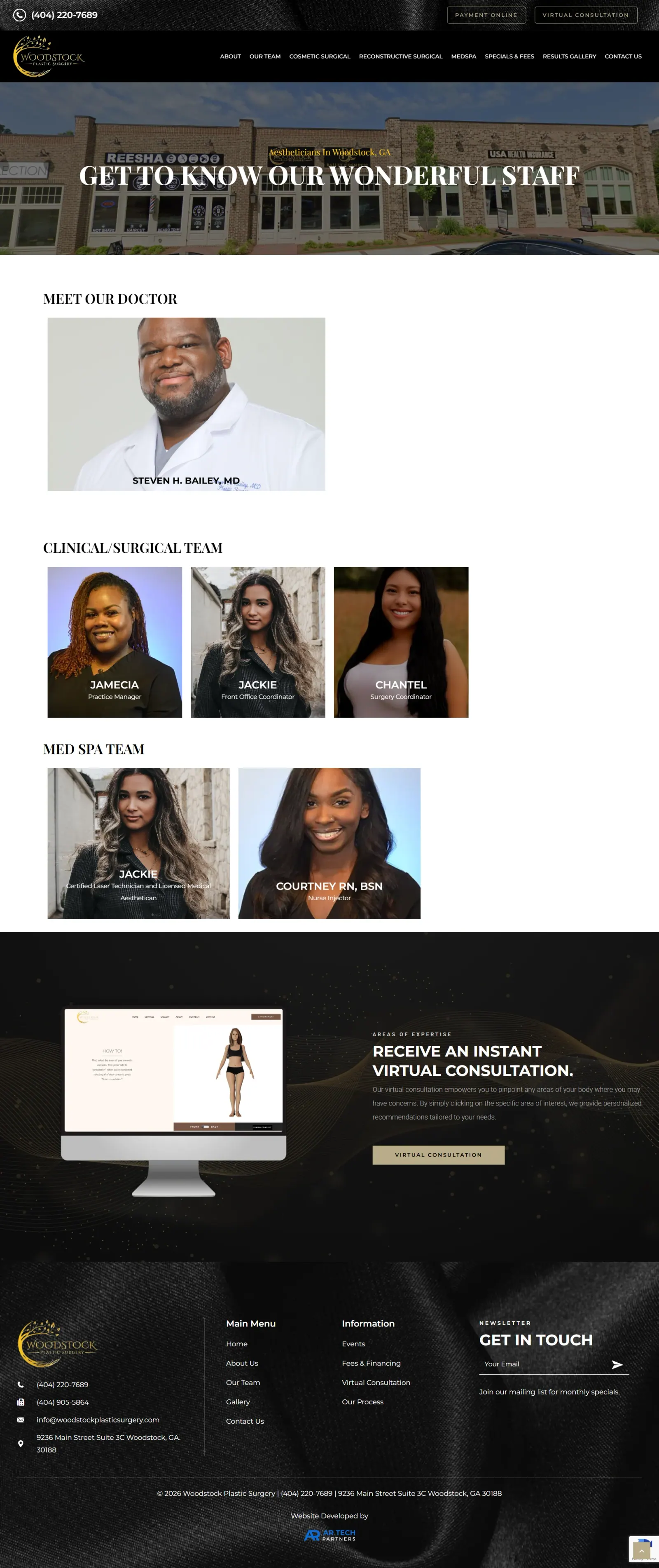 Woodstock Plastic Surgery Our Team
